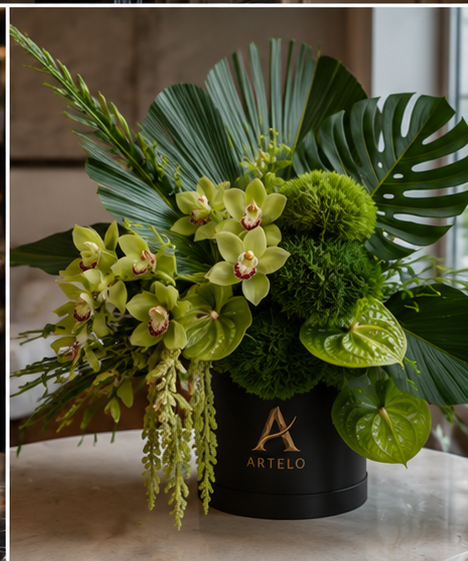 Verdant Cymbidium Study