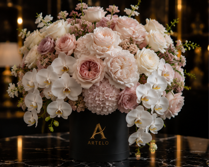 Blush & Orchid Cascade
